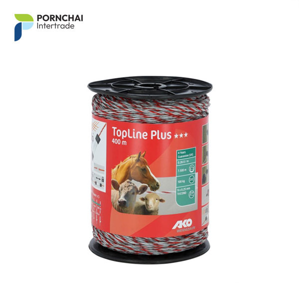 รั้วไฟฟ้าโพลีไวร์ Polywire TopLine plus