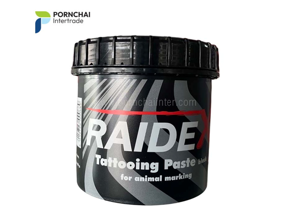 หมึกสักเบอร์ สีดำ Raidex