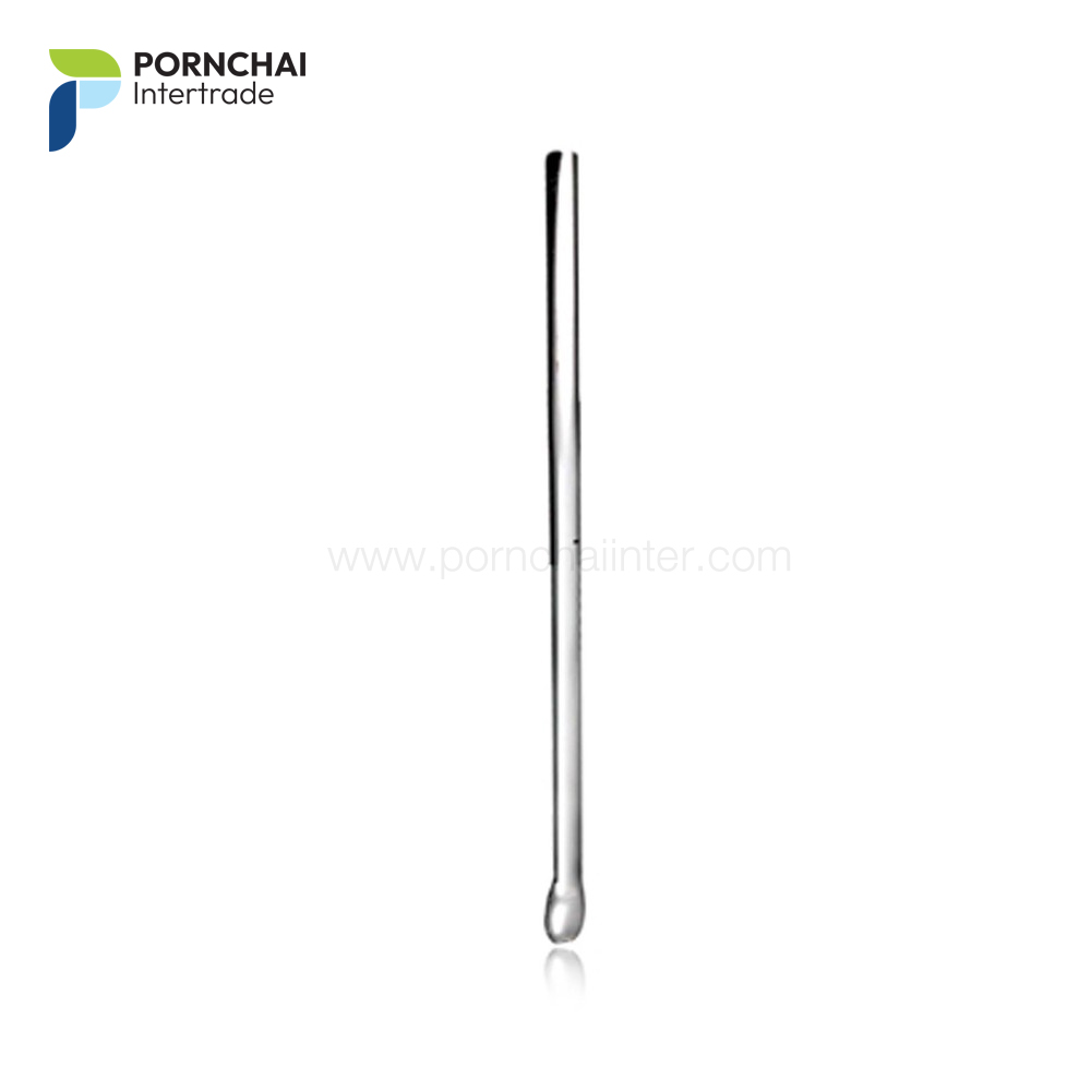 แท่งแก้วคนสารปากแบน สำหรับคนของเหลว/สารเคมี