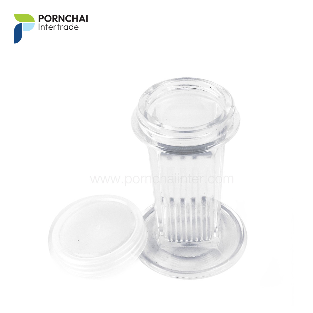 โถแก้วย้อมสไลด์ ฝาเกลียว แบบแนวตั้ง (Coplin Type) 5 ช่อง