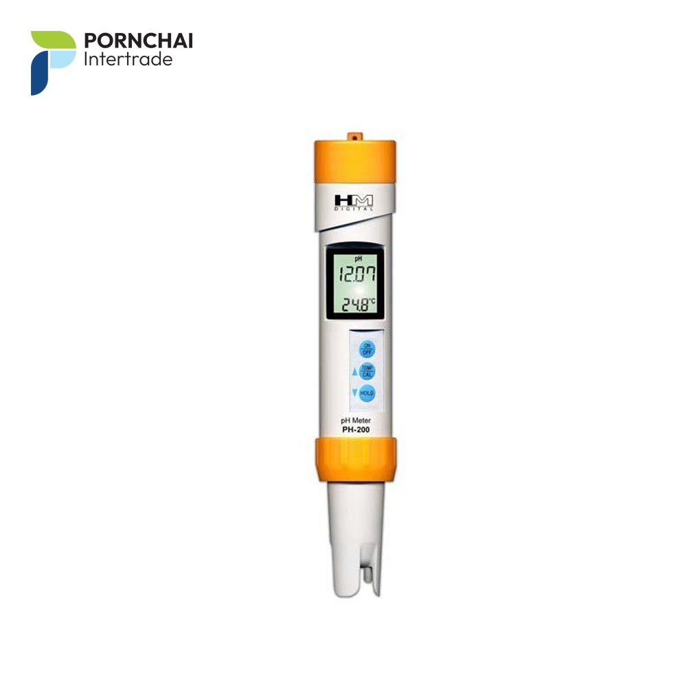 PH-200 HM DIGITAL pH Meter เครื่องวัดกรดด่าง วัดค่า pH และอุณหภูมิ