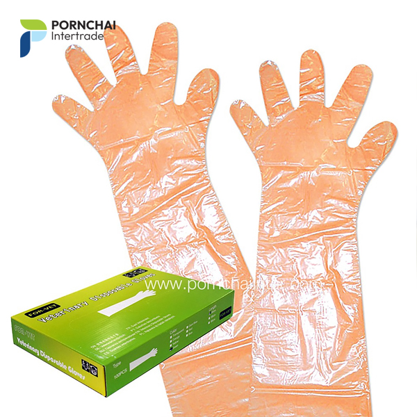 ถุงมือล้วง ยาวถึงไหล่ Veterinary Disposable Gloves