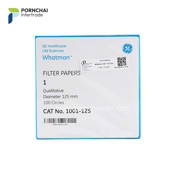 กระดาษกรอง Whatman NO.1 12.5 และ 18.5 ซม.