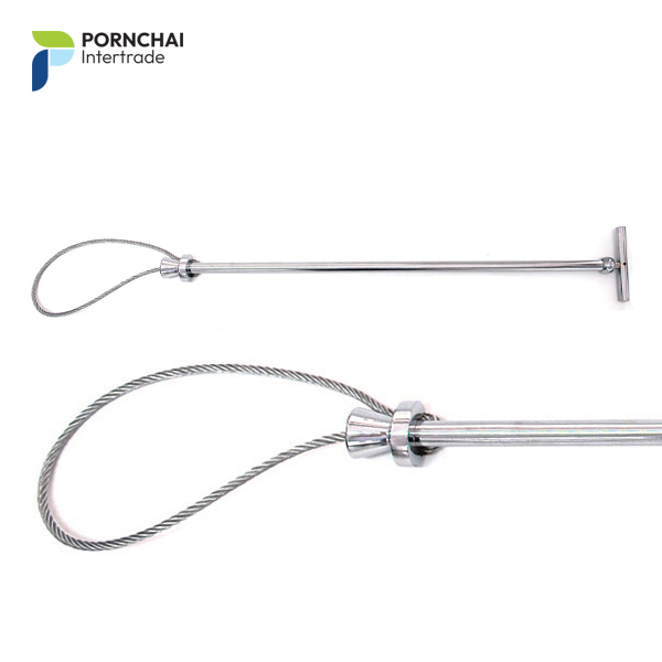 ลวดสลิงมัดปากสุกร แบบด้ามยาว